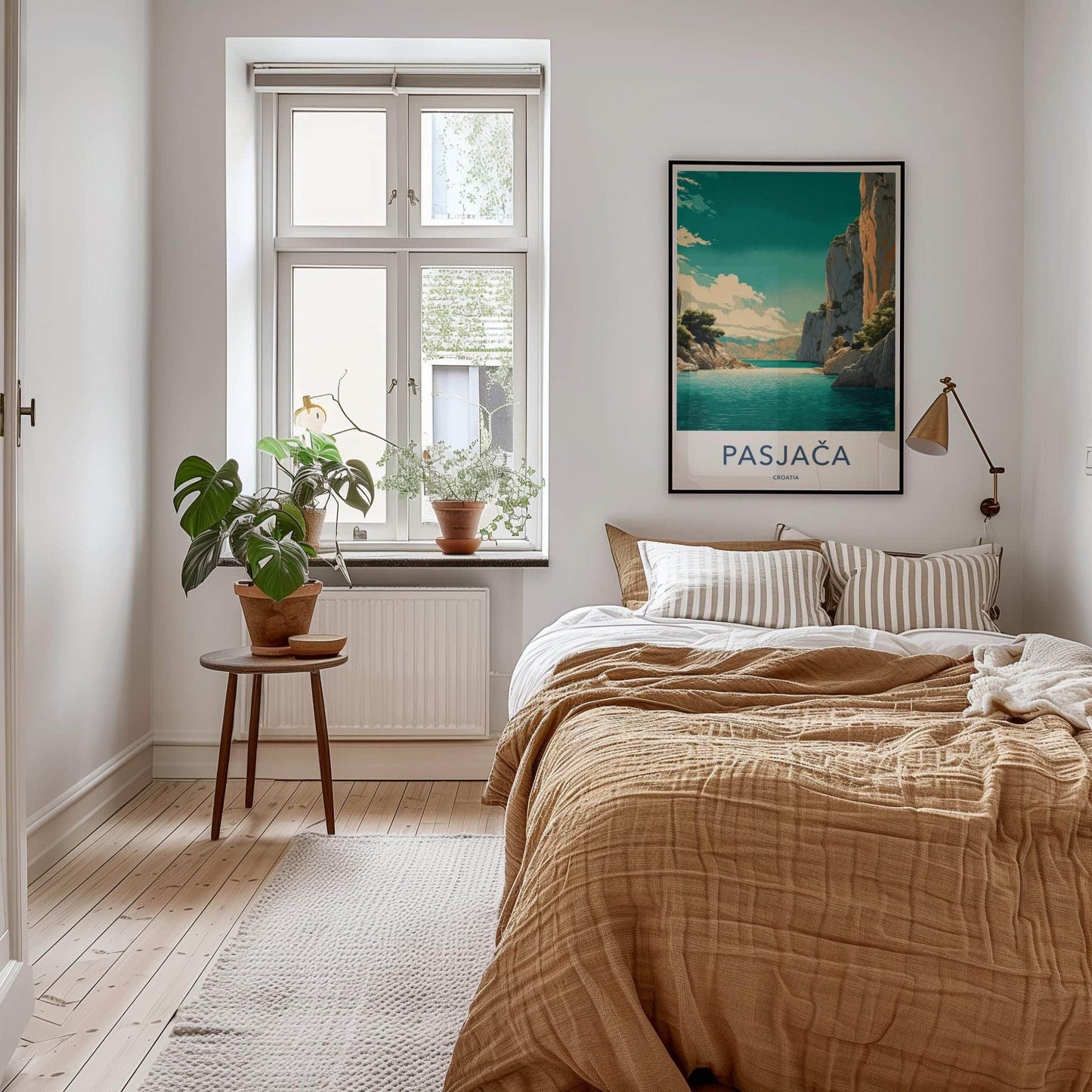Pasjaca Poster - Croatia Travel Art - Secluded Beach Cove Home Decor