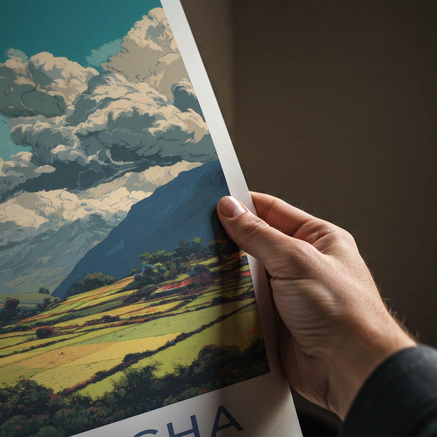 Patacancha Poster - Peru Travel Art - Mountain Village Farms Home Decor