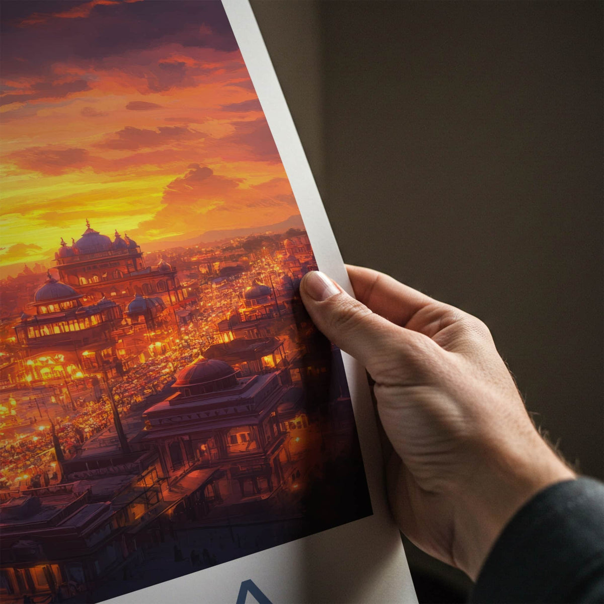 Patiala Poster - India Travel Art - Punjab Vibrant Cityscape Home Decor