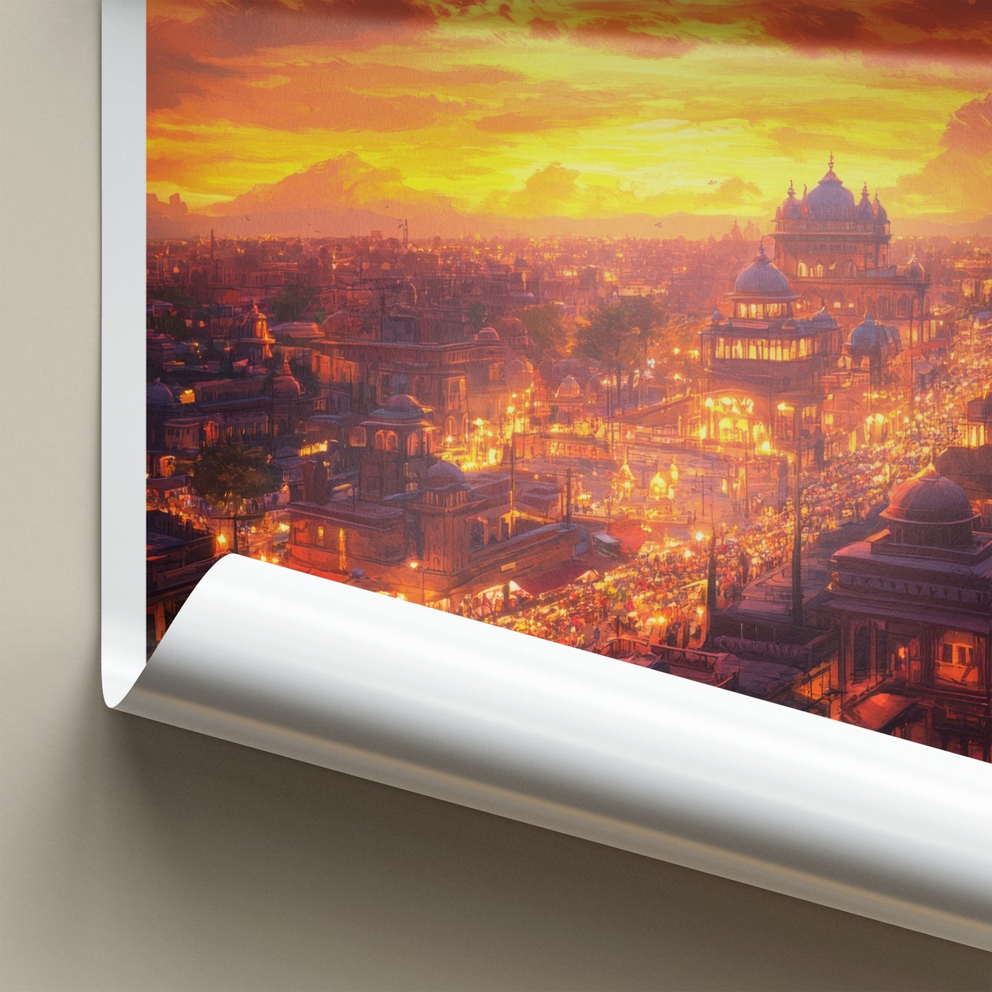 Patiala Poster - India Travel Art - Punjab Vibrant Cityscape Home Decor