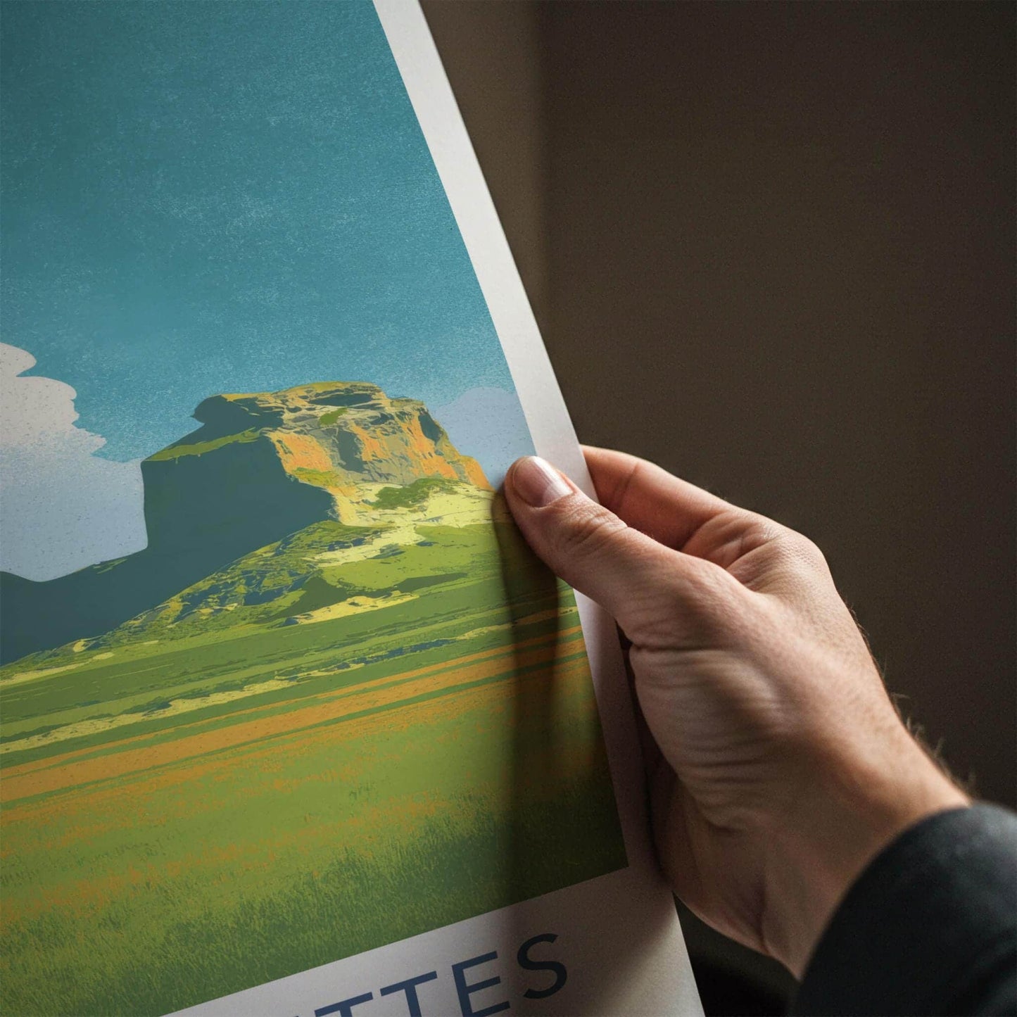 Pawnee Buttes Poster - Colorado Fine Art - Dramatic Prairie Landscape Home Art