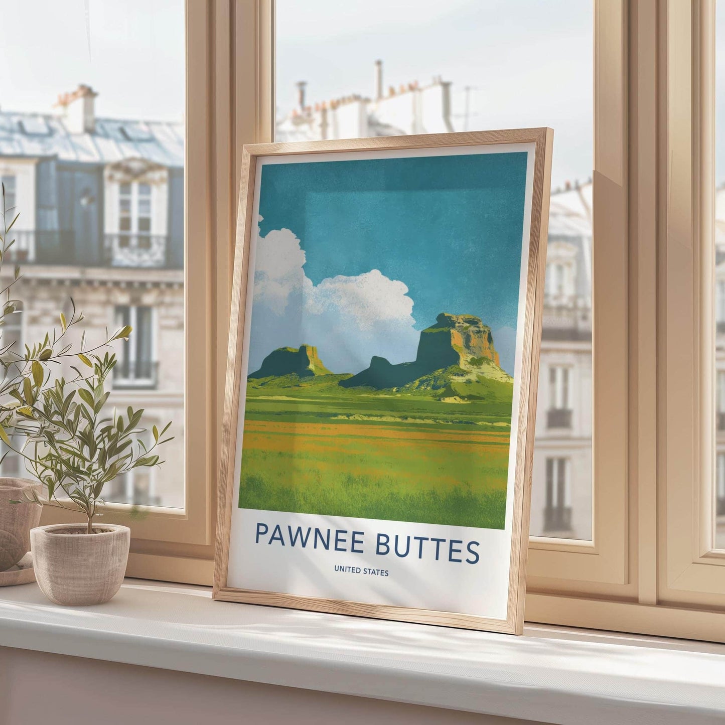 Pawnee Buttes Poster - Colorado Fine Art - Dramatic Prairie Landscape Home Art