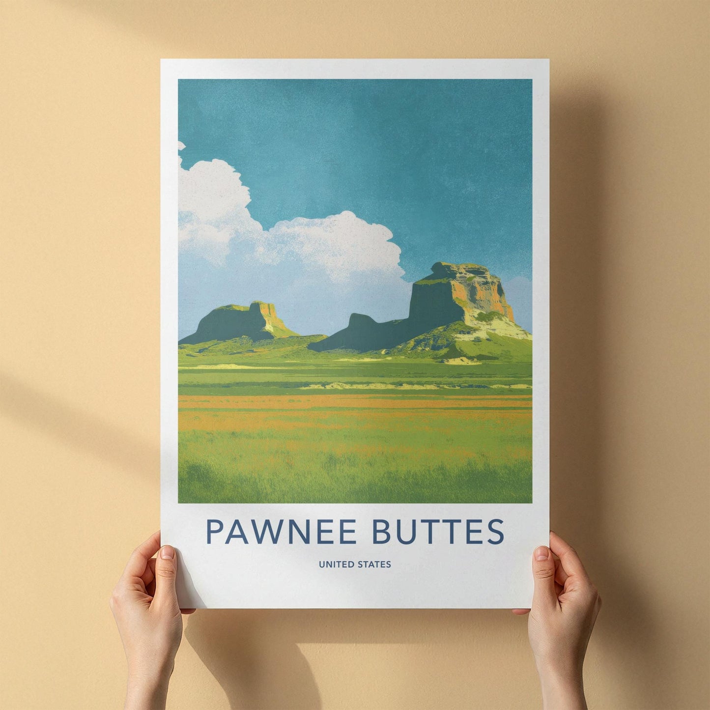 Pawnee Buttes Poster - Colorado Fine Art - Dramatic Prairie Landscape Home Art