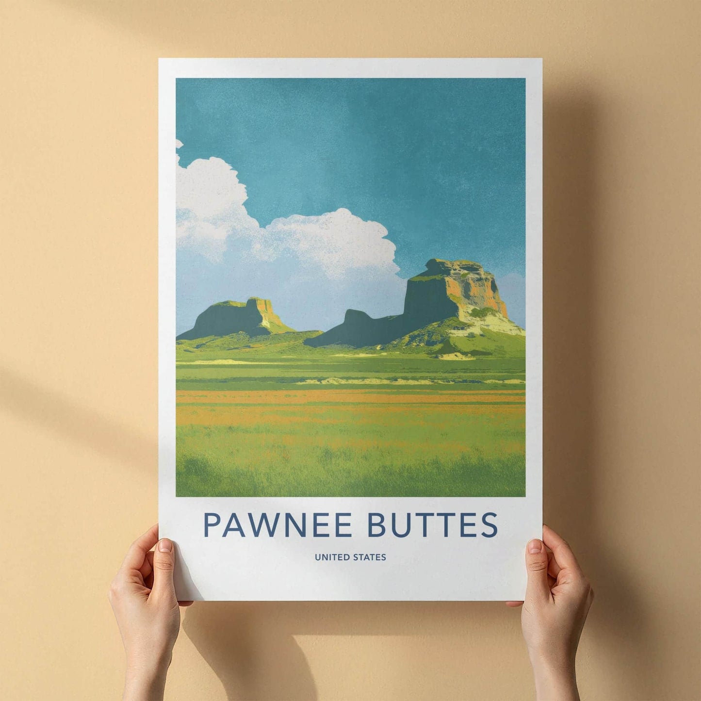 Pawnee Buttes Poster - Colorado Fine Art - Dramatic Prairie Landscape Home Art
