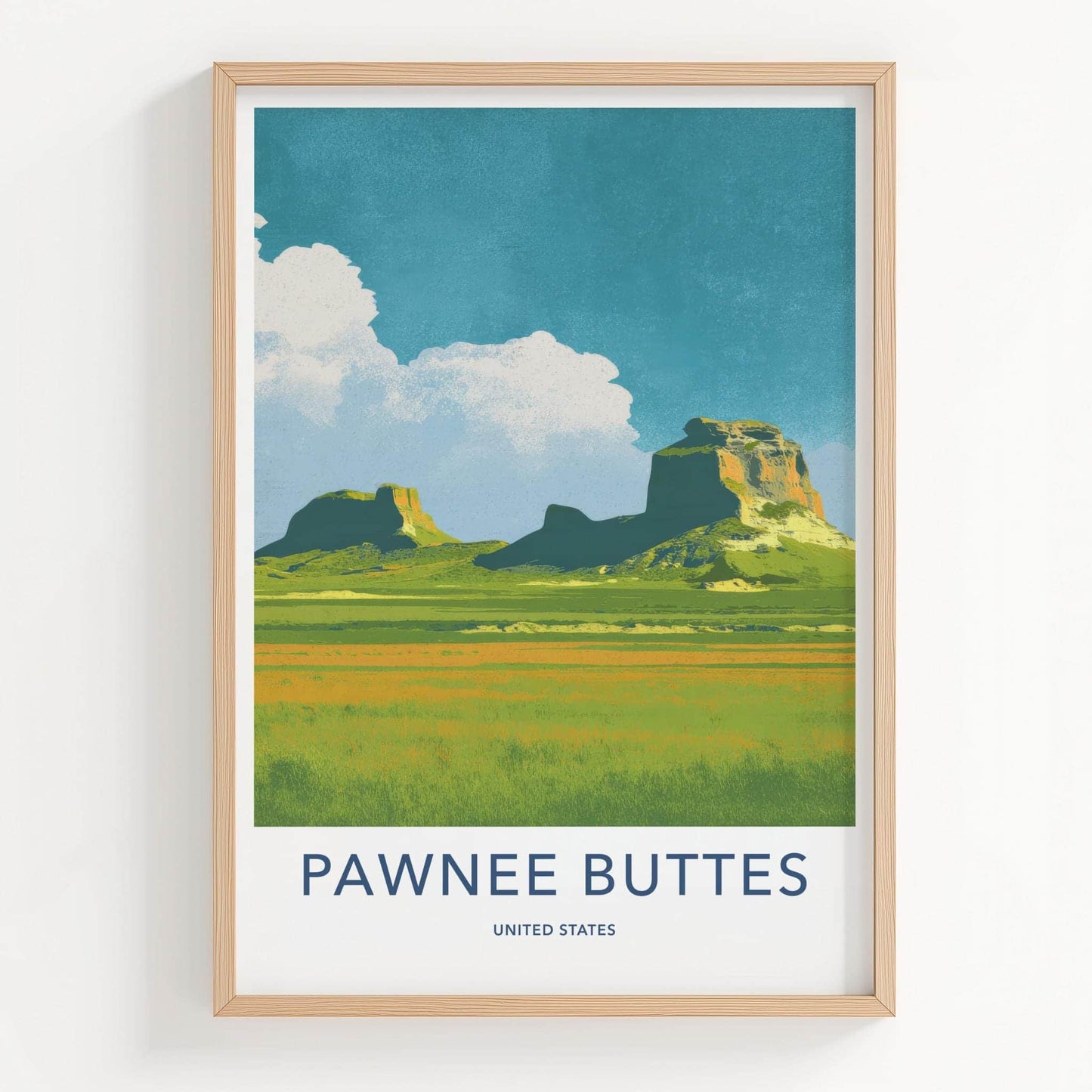 Pawnee Buttes Poster - Colorado Fine Art - Dramatic Prairie Landscape Home Art