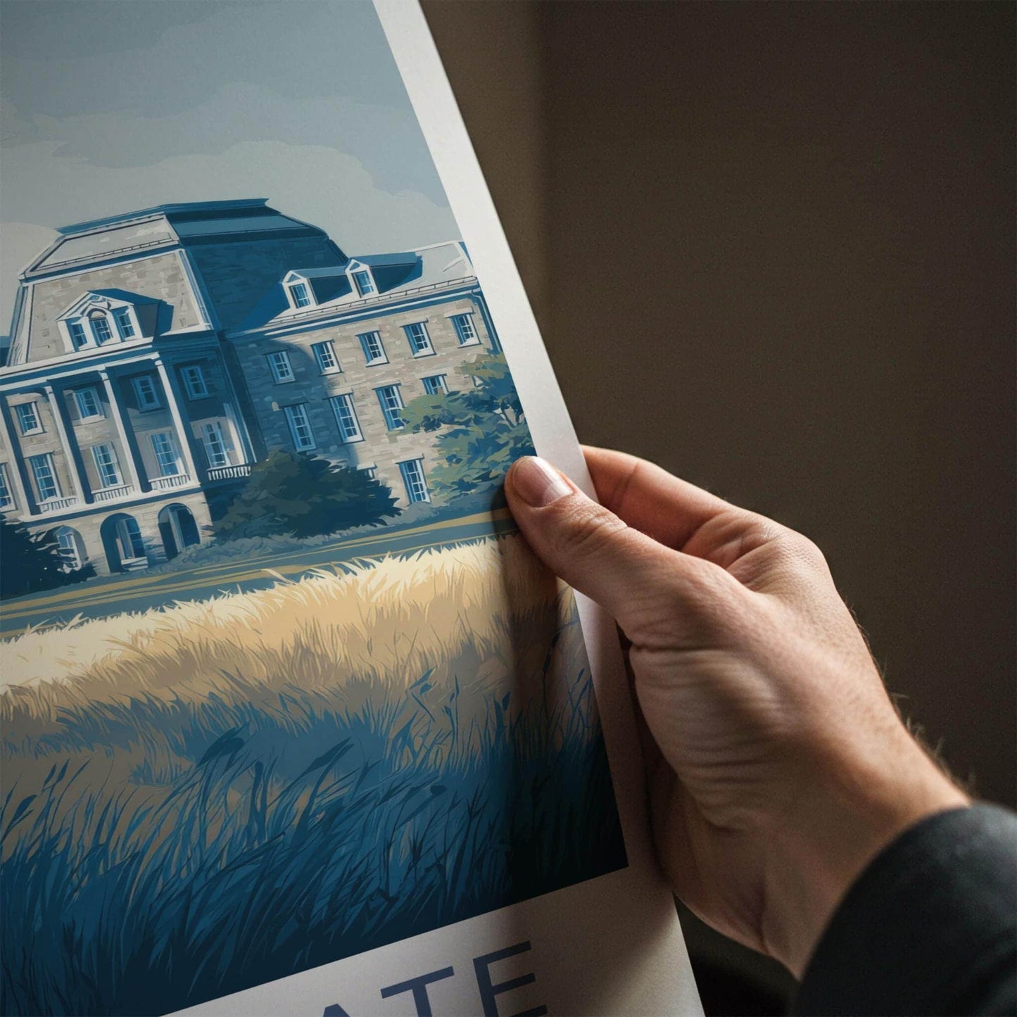 Penn State Poster - Pennsylvania Art Print - Historic Campus Building Home Decor
