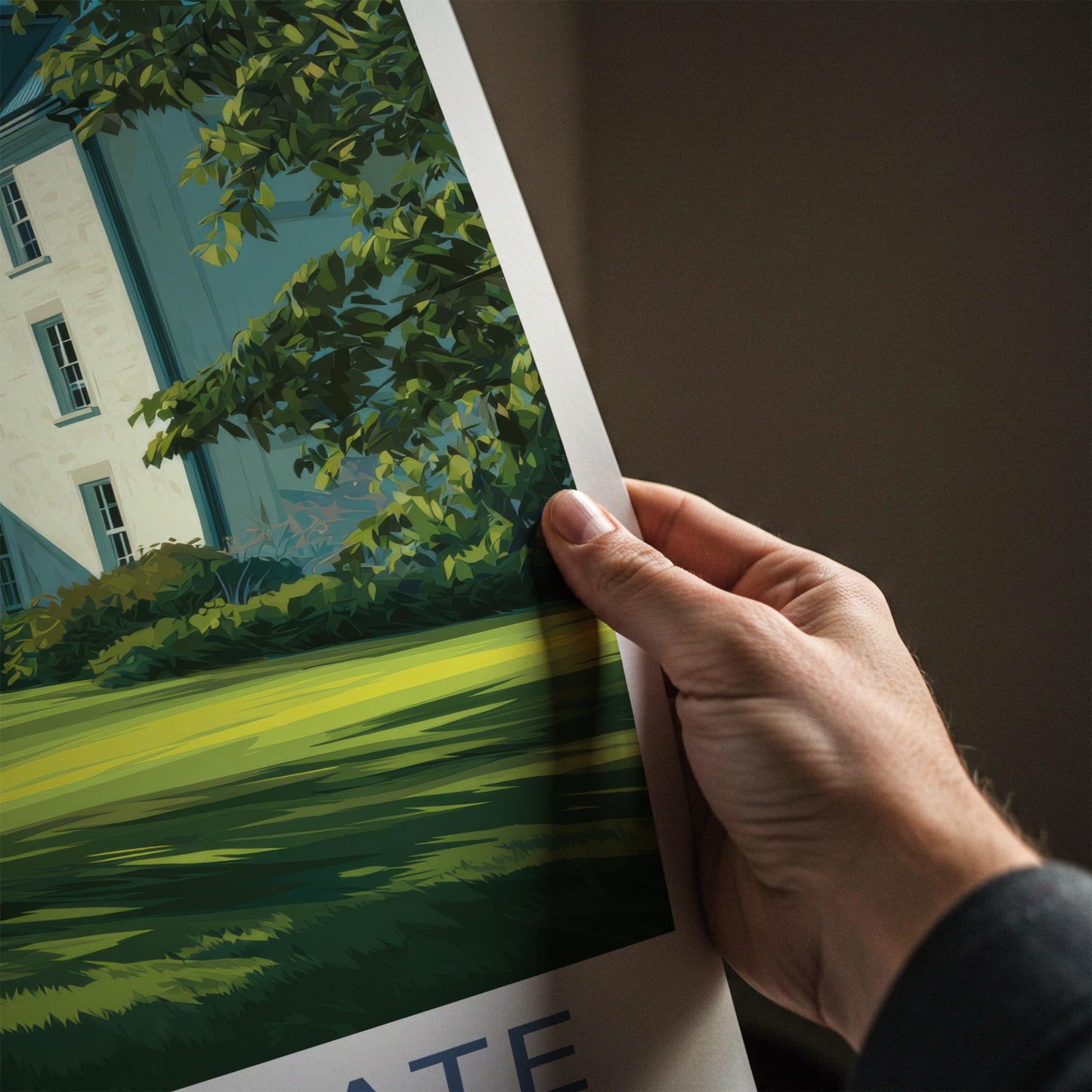 Penn State Poster - Pennsylvania Wall Art - Historic Campus Green Home Decor