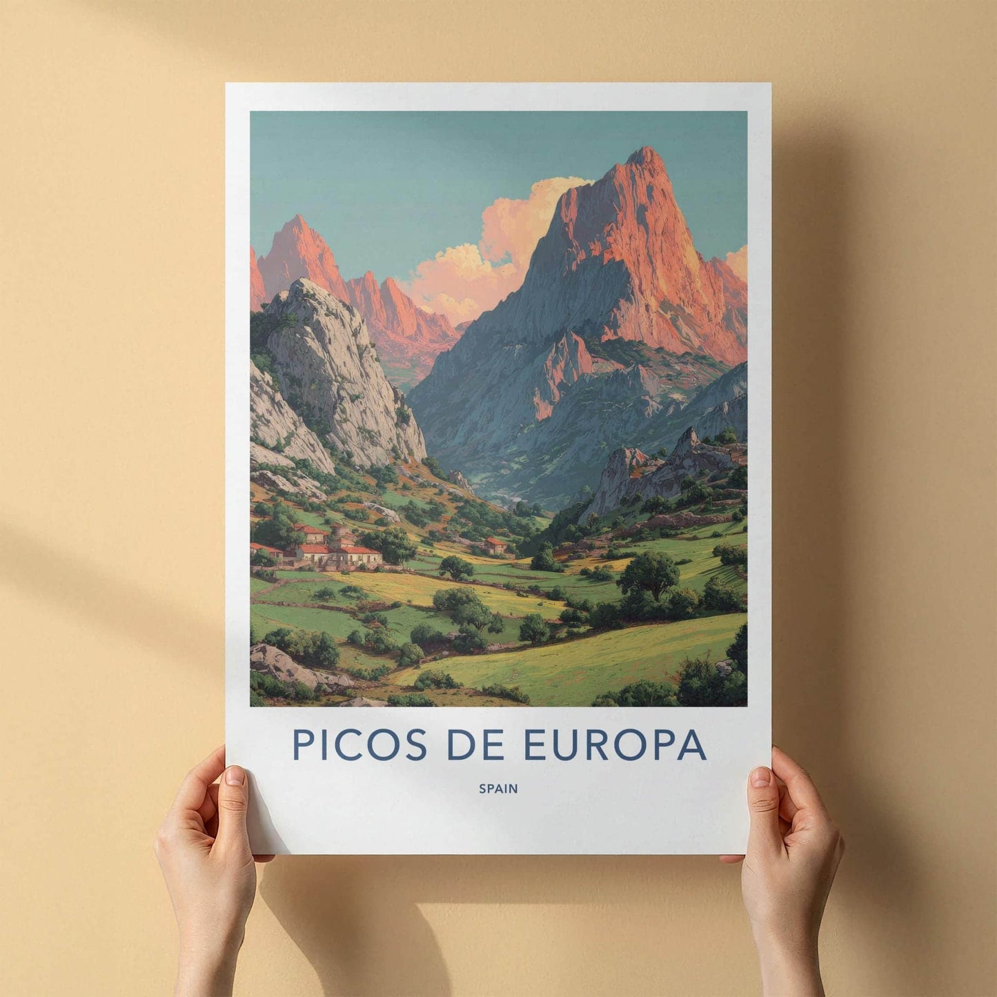 Picos de Europa Poster - Spain Travel Art - Green Valley Homes Home Decor