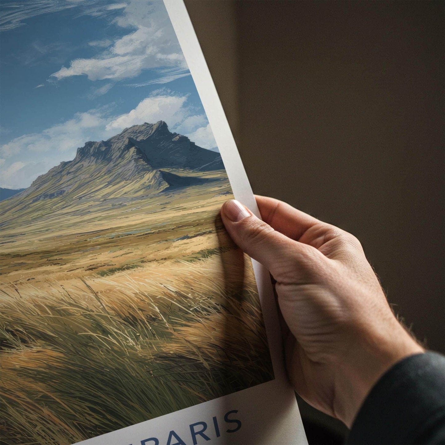 Plateau D'Emparis Poster - France Travel Art - Grassy Mountain Vista Home Decor
