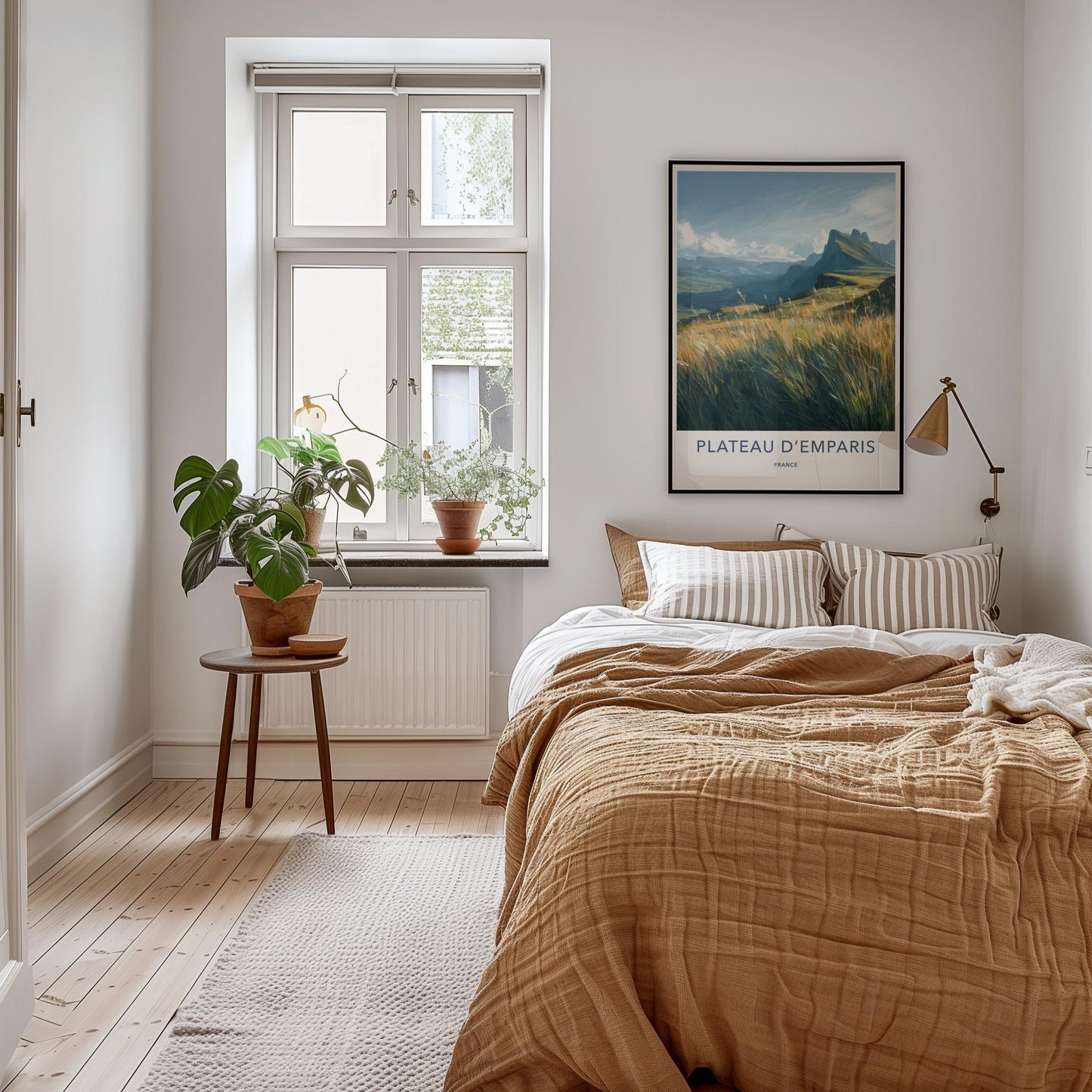 Plateau Demparis Poster - France Travel Art - High Mountain View Wall Decor