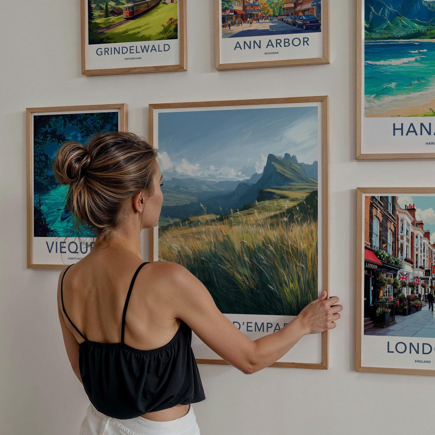 Plateau Demparis Poster - France Travel Art - High Mountain View Wall Decor