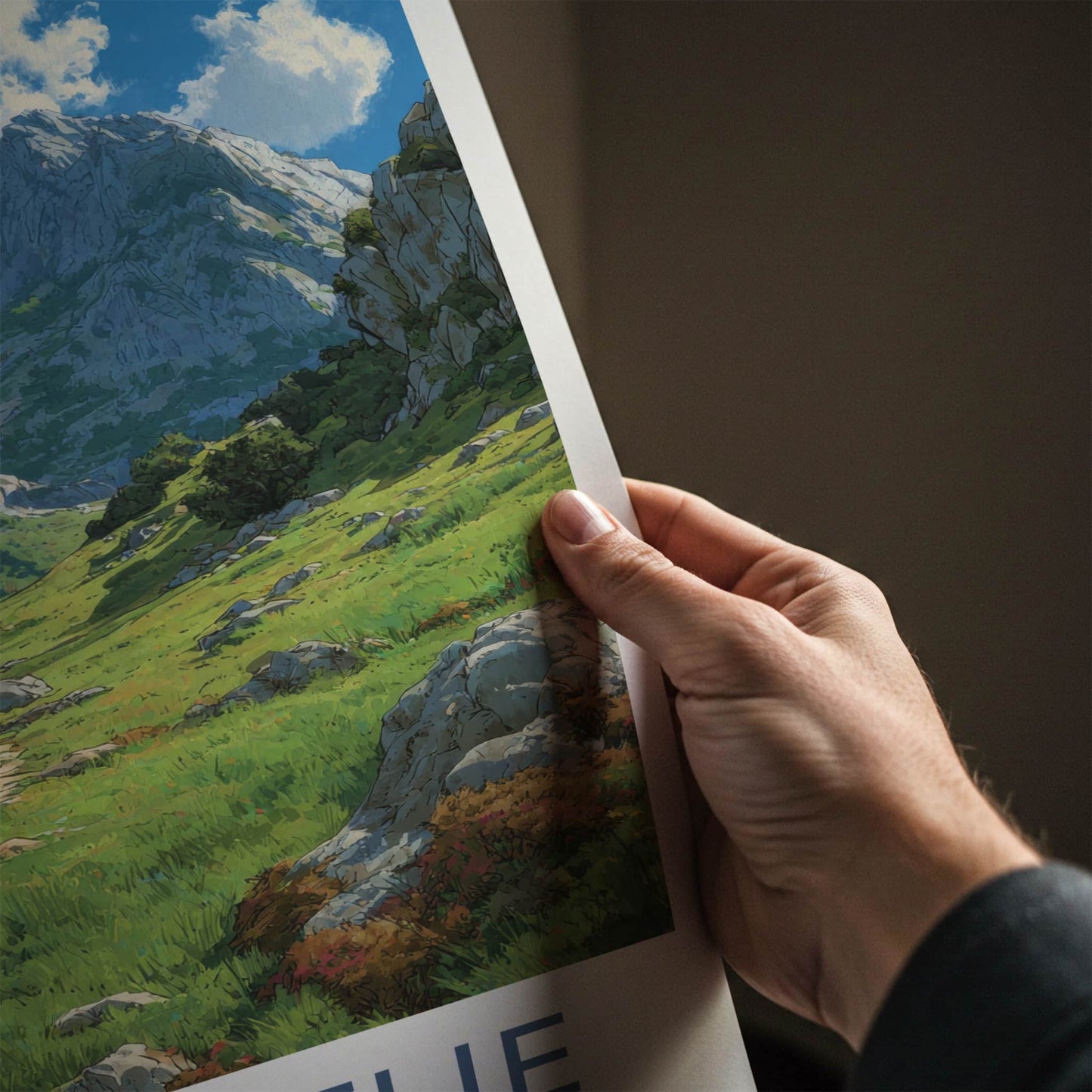 Prokletije Poster - Montenegro Art Print - Scenic Mountain Path Home Decor