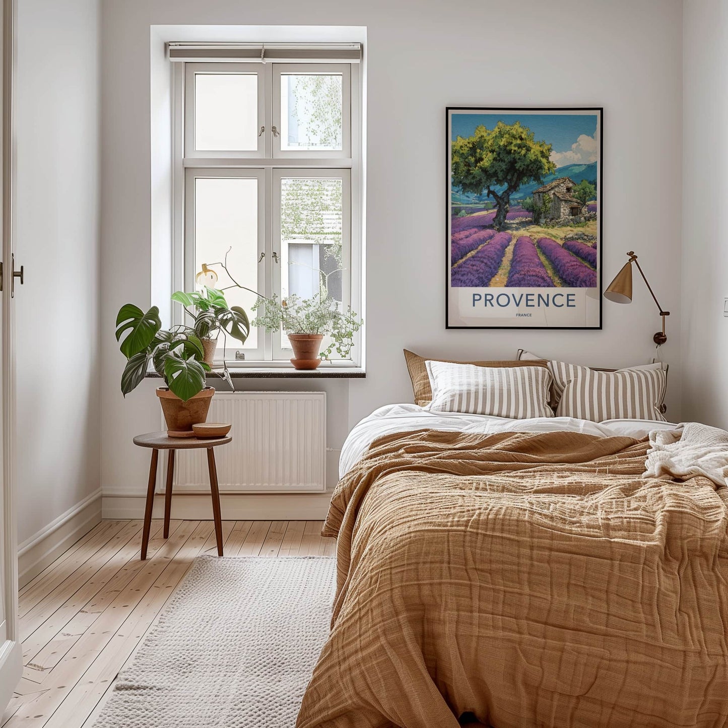 Provence Poster - France Travel Art - Stone House View Home Art