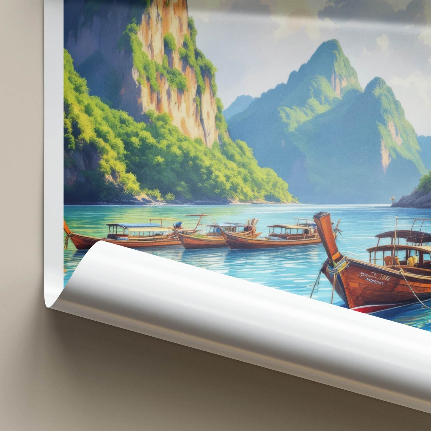 Puerto Princesa Poster - Philippines Travel Art - Tropical Island Home Decor