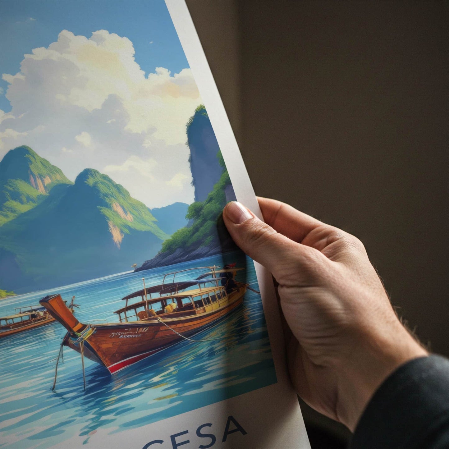 Puerto Princesa Poster - Philippines Travel Art - Tropical Island Home Decor