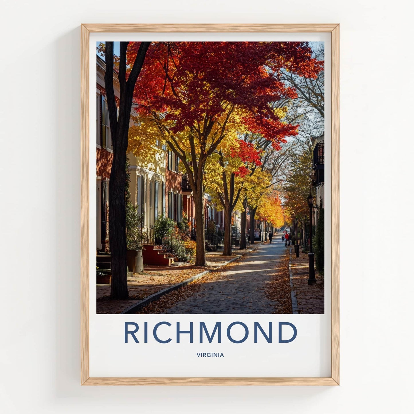 Richmond Poster - Virginia Wall Art - Vibrant Fall Foliage Home Decor
