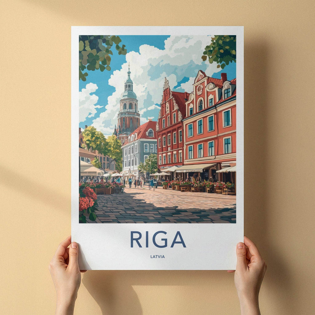 Riga Poster - Latvia Wall Art