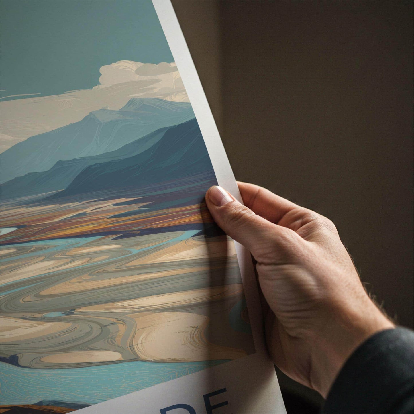 Rio Grande Poster - Bolivia Travel Art - Winding River Valley Home Decor