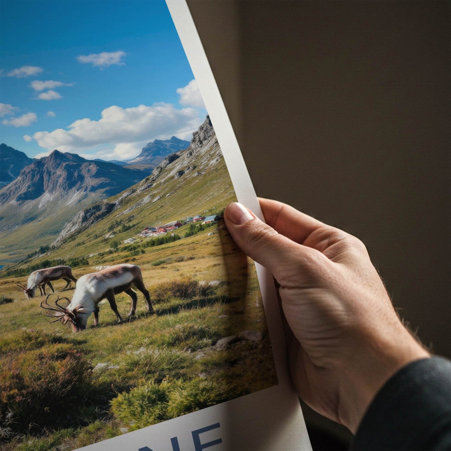 Rondane National Park Poster - Norway Travel Art - Wild Reindeer Mountains Home Decor