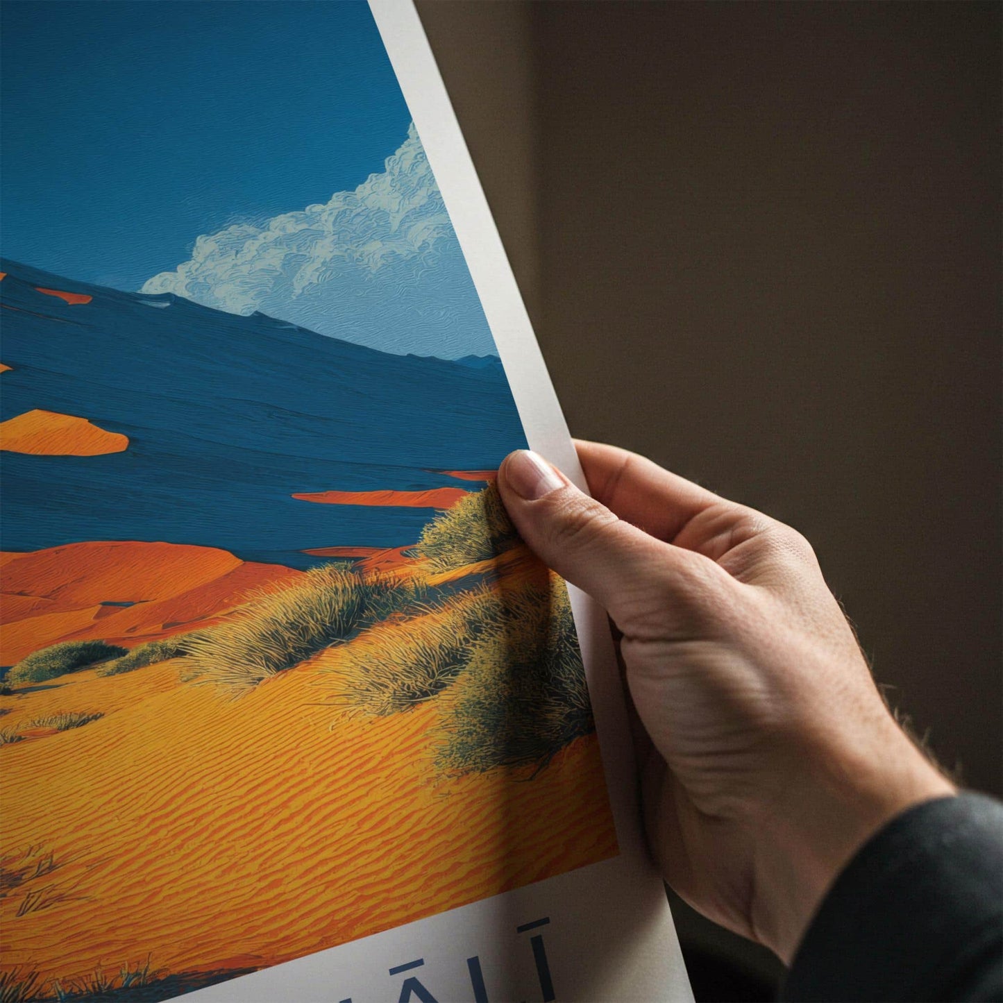 Rub Al Khali Poster - Saudi Arabia Wall Art - Desert Dune View Home Decor