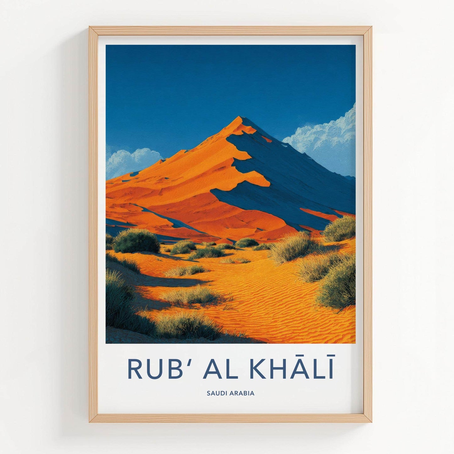 Rub Al Khali Poster - Saudi Arabia Wall Art - Desert Dune View Home Decor