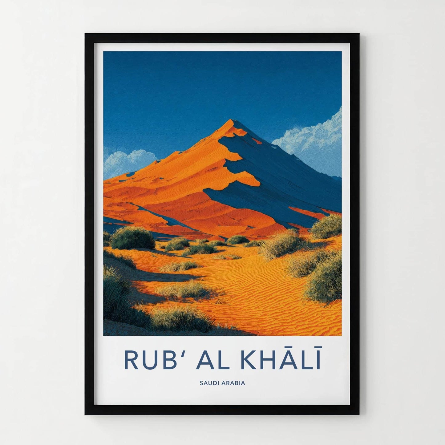 Rub Al Khali Poster - Saudi Arabia Wall Art - Desert Dune View Home Decor