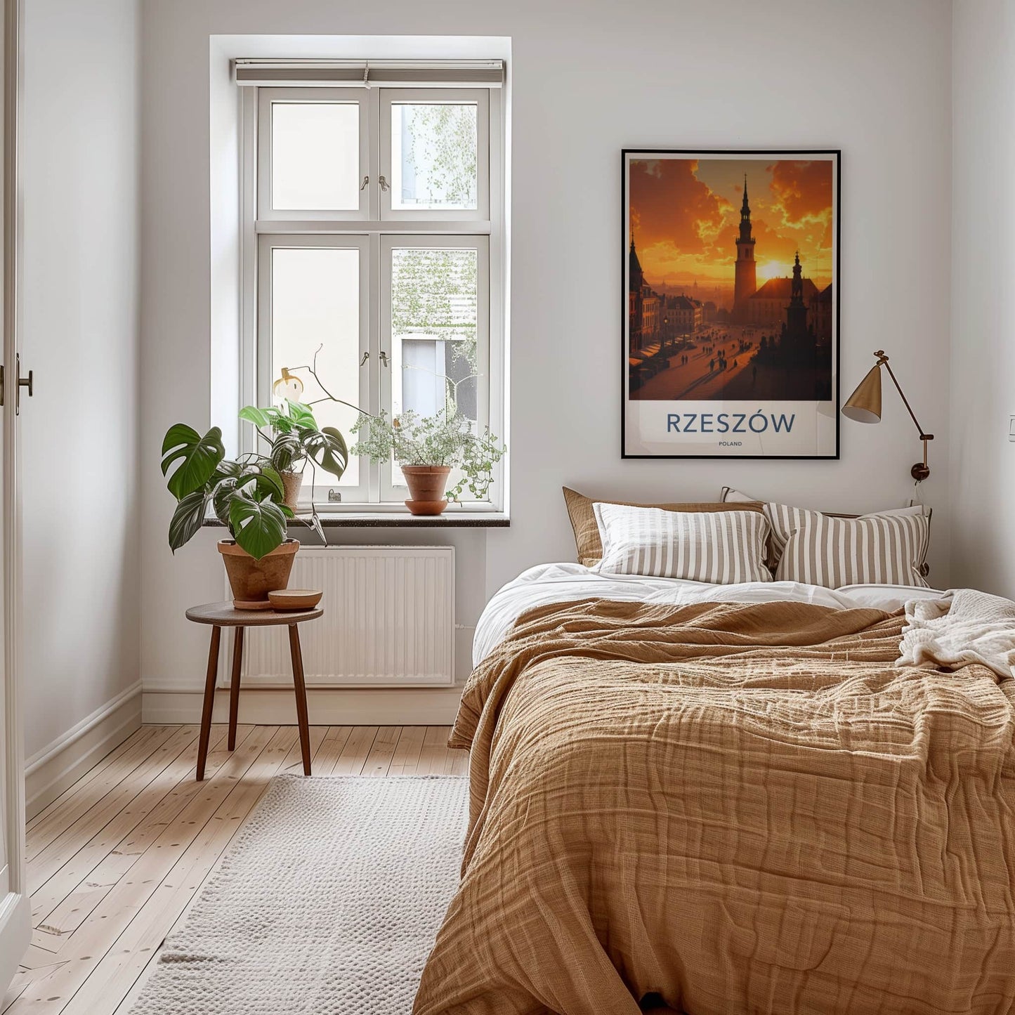 Rzeszow Poster - Poland Travel Art - Historic Town Square Home Decor