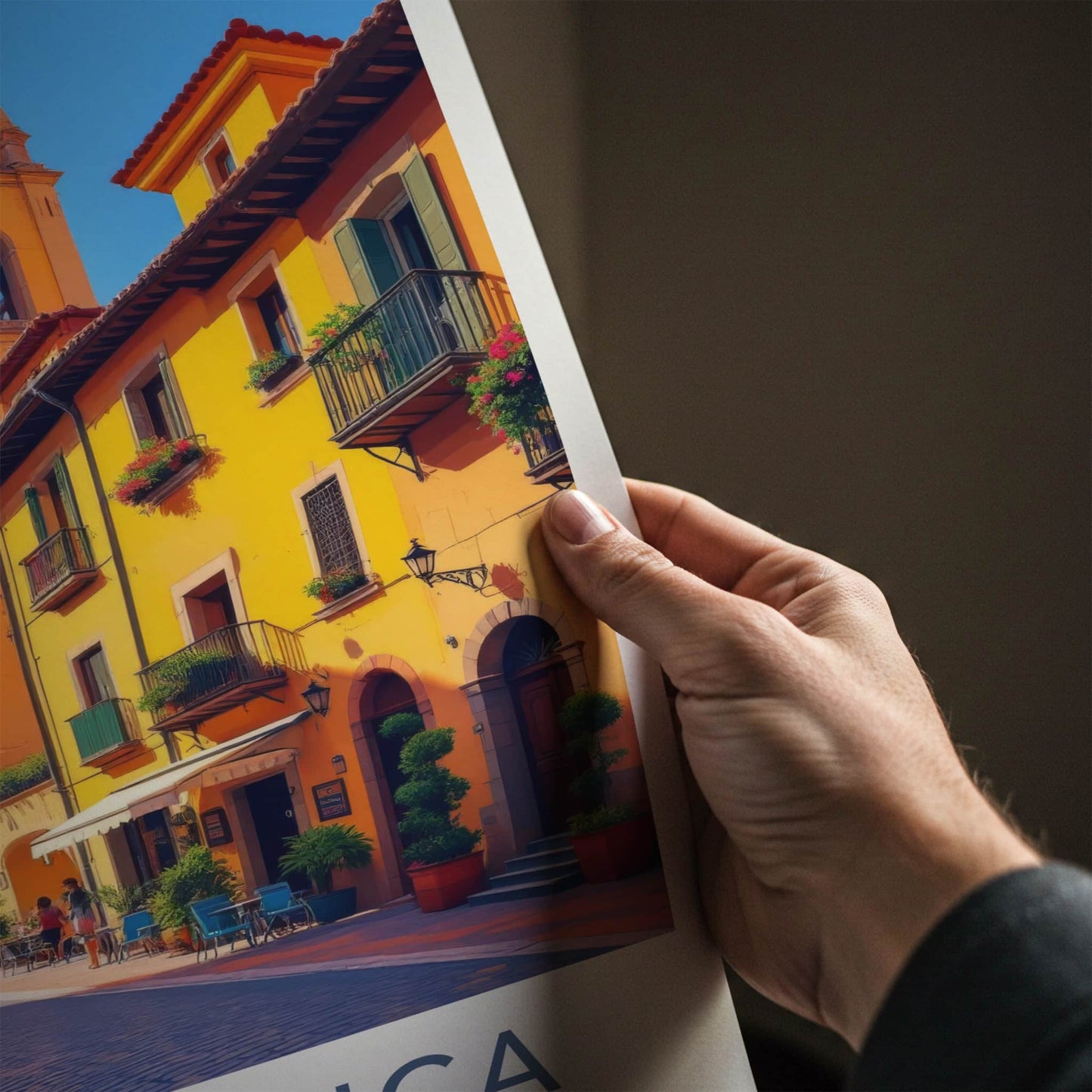 Salamanca Poster - Spain Travel Art - Historic City Street Home Decor