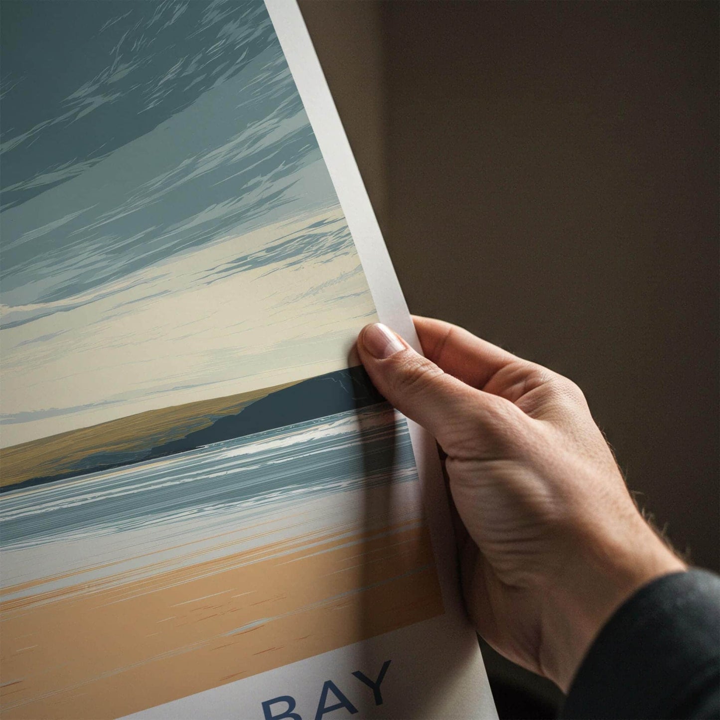 Sandwood Bay Poster - Scotland Travel Art - Coastal Beach Cliffs Home Decor