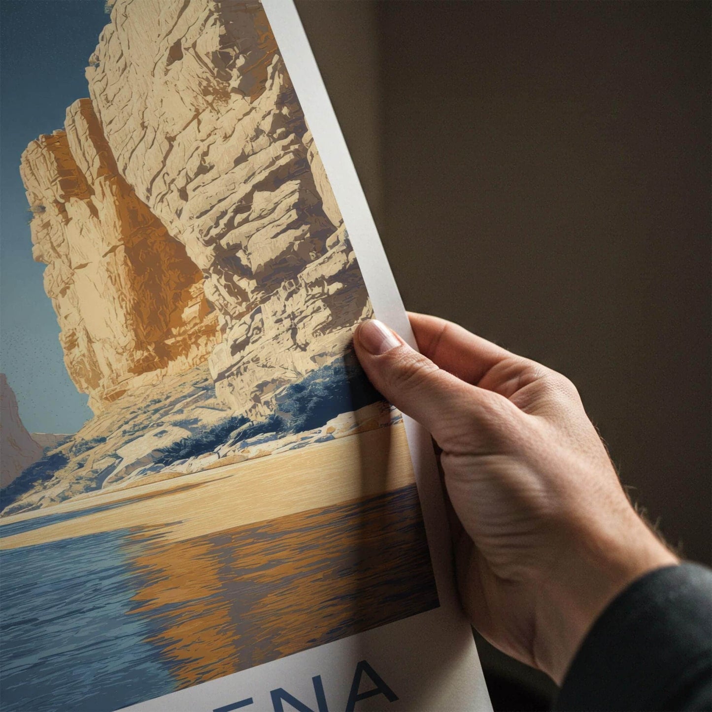 Santa Elena Poster - Texas Wall Art - River Canyon Cliffs Home Decor