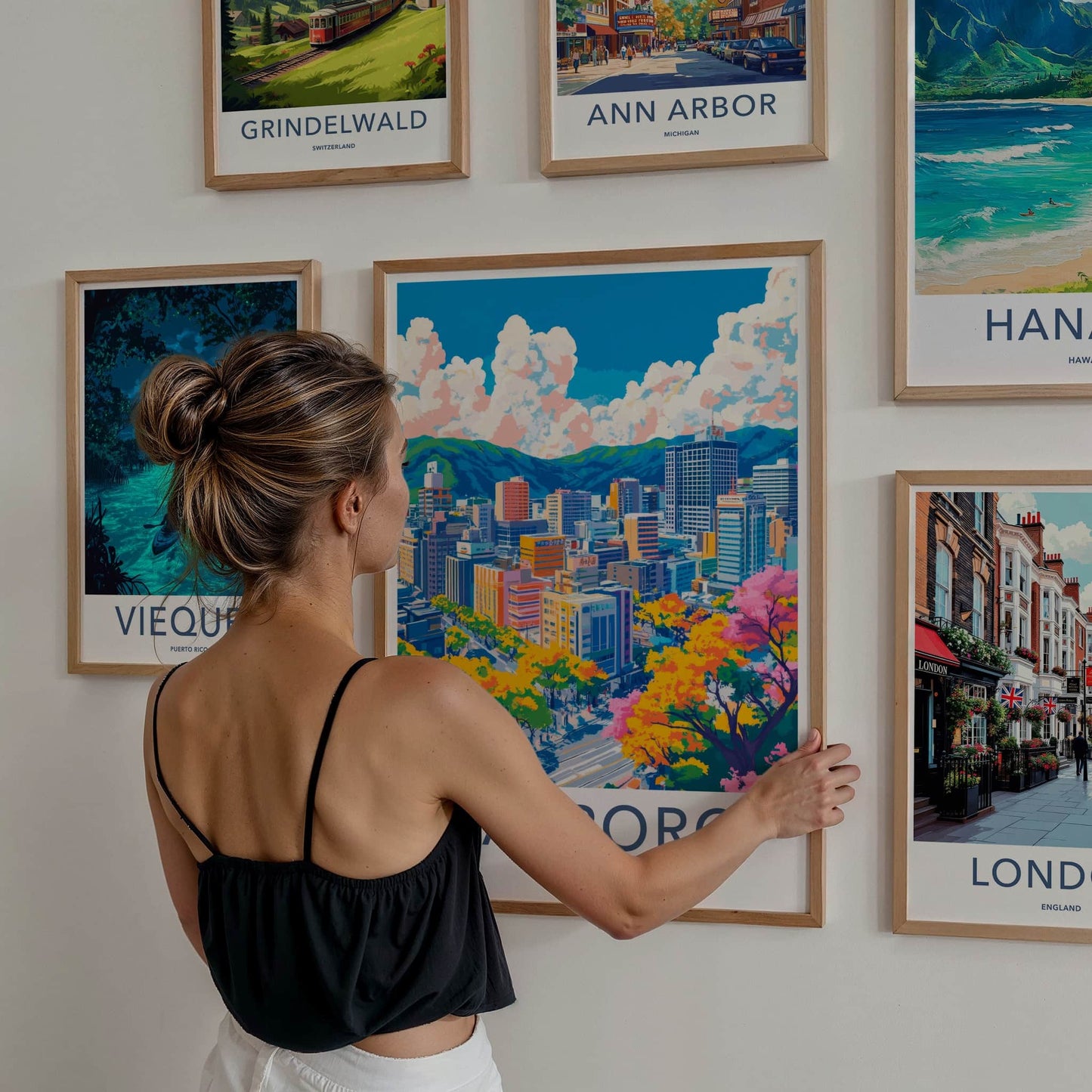 Sapporo Poster - Japan Travel Art - Vibrant City Skyline Home Decor