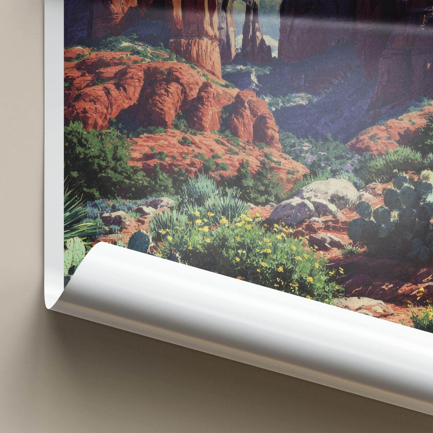 Sedona Poster - Arizona Travel Art - Red Rock Canyon Home Decor