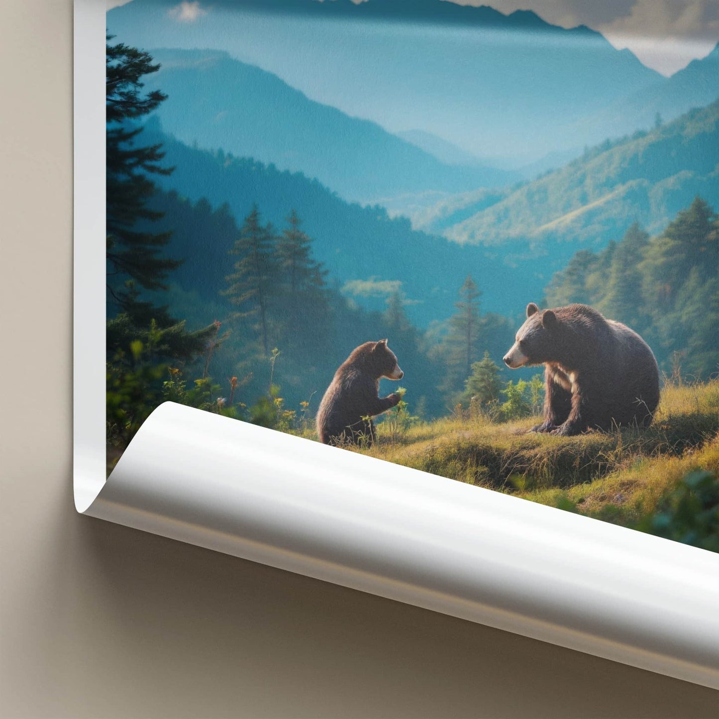 Seoraksan Poster - South Korea Travel Art - Bears Mountain Scene Home Decor