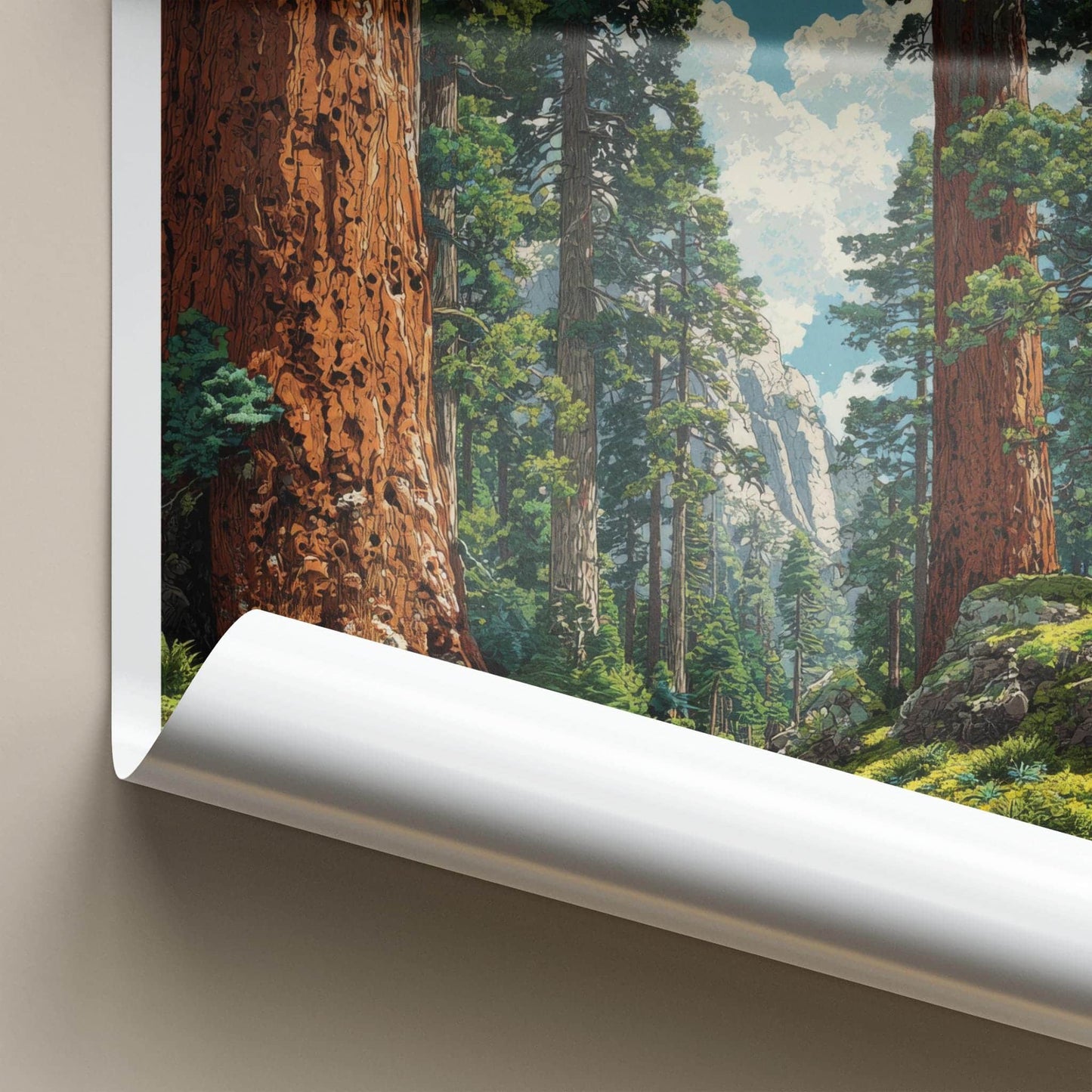 Sequoia Poster - California Wall Art - Giant Redwood Forest Home Decor