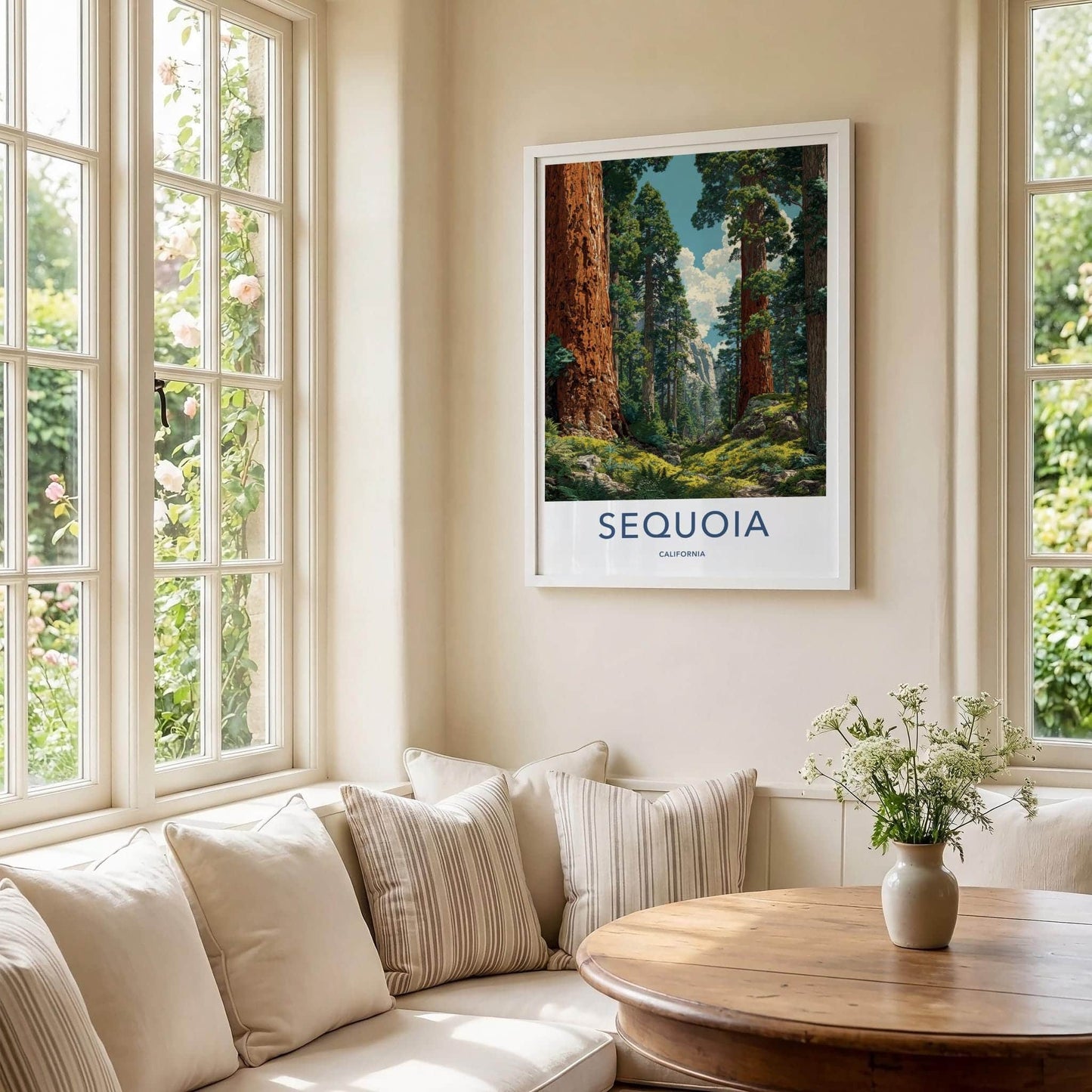 Sequoia Poster - California Wall Art - Giant Redwood Forest Home Decor