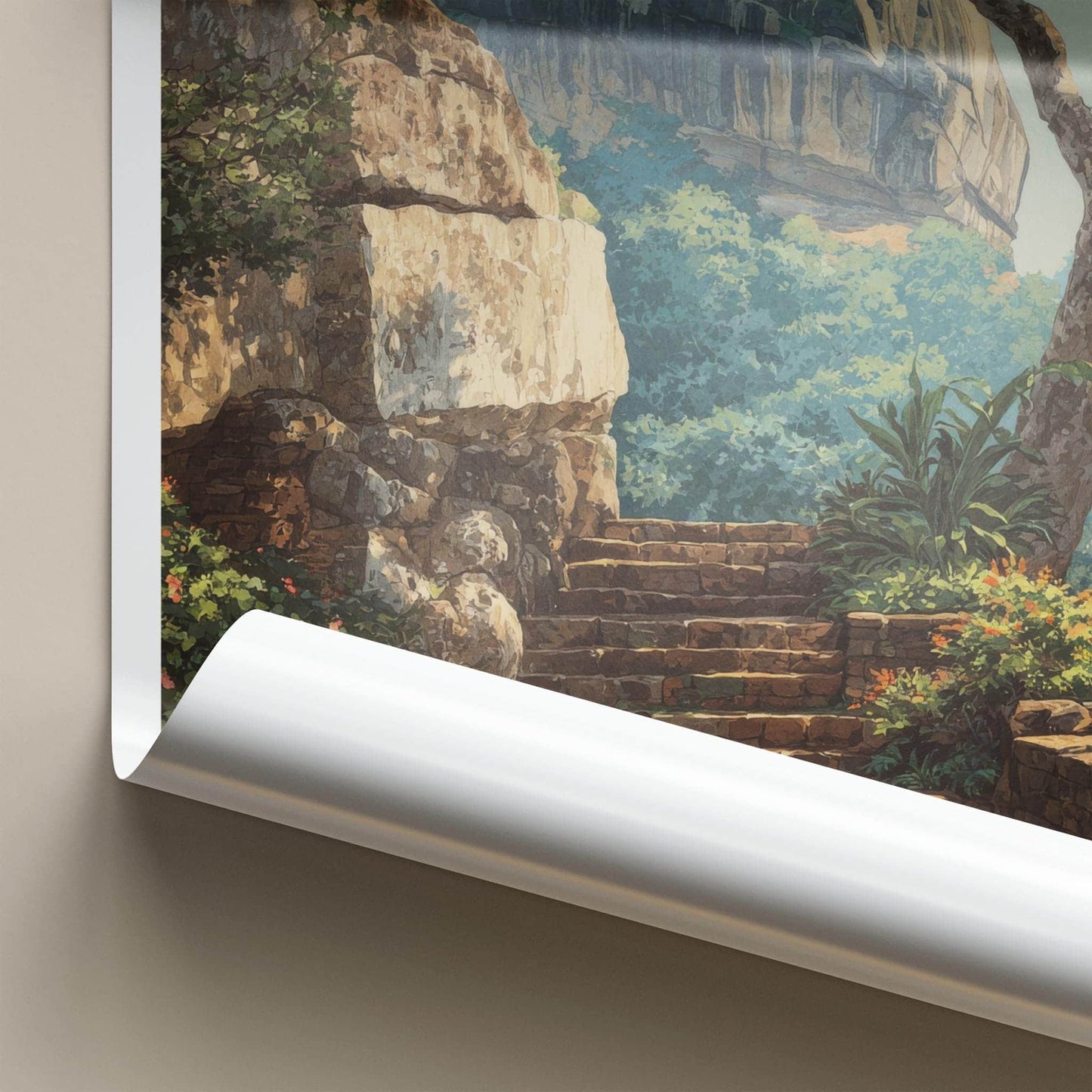 Sigiriya Poster - Sri Lanka Travel Art - Ancient Rock Fortress Home Decor