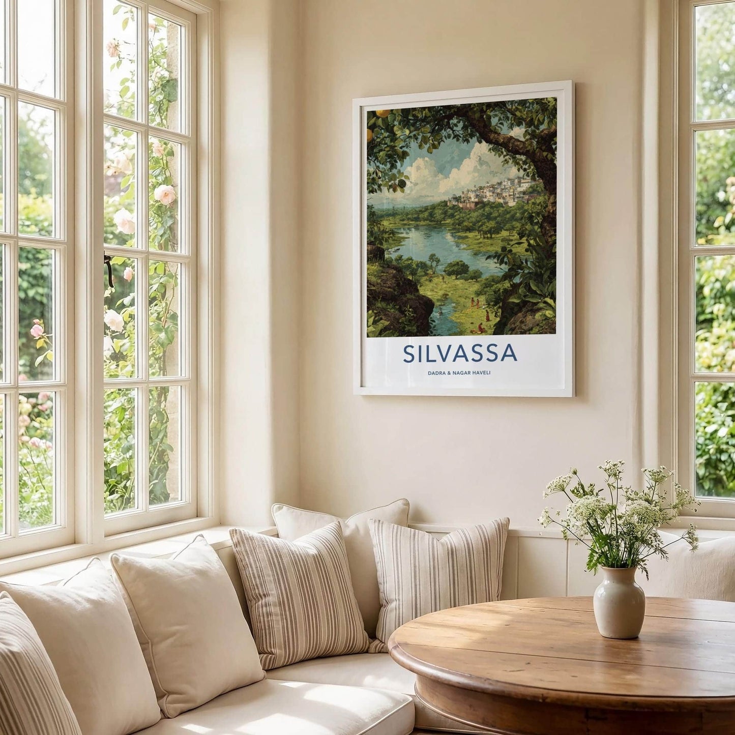 Silvassa Poster - India Fine Art - Dadra And Nagar Haveli City Lake View Gift