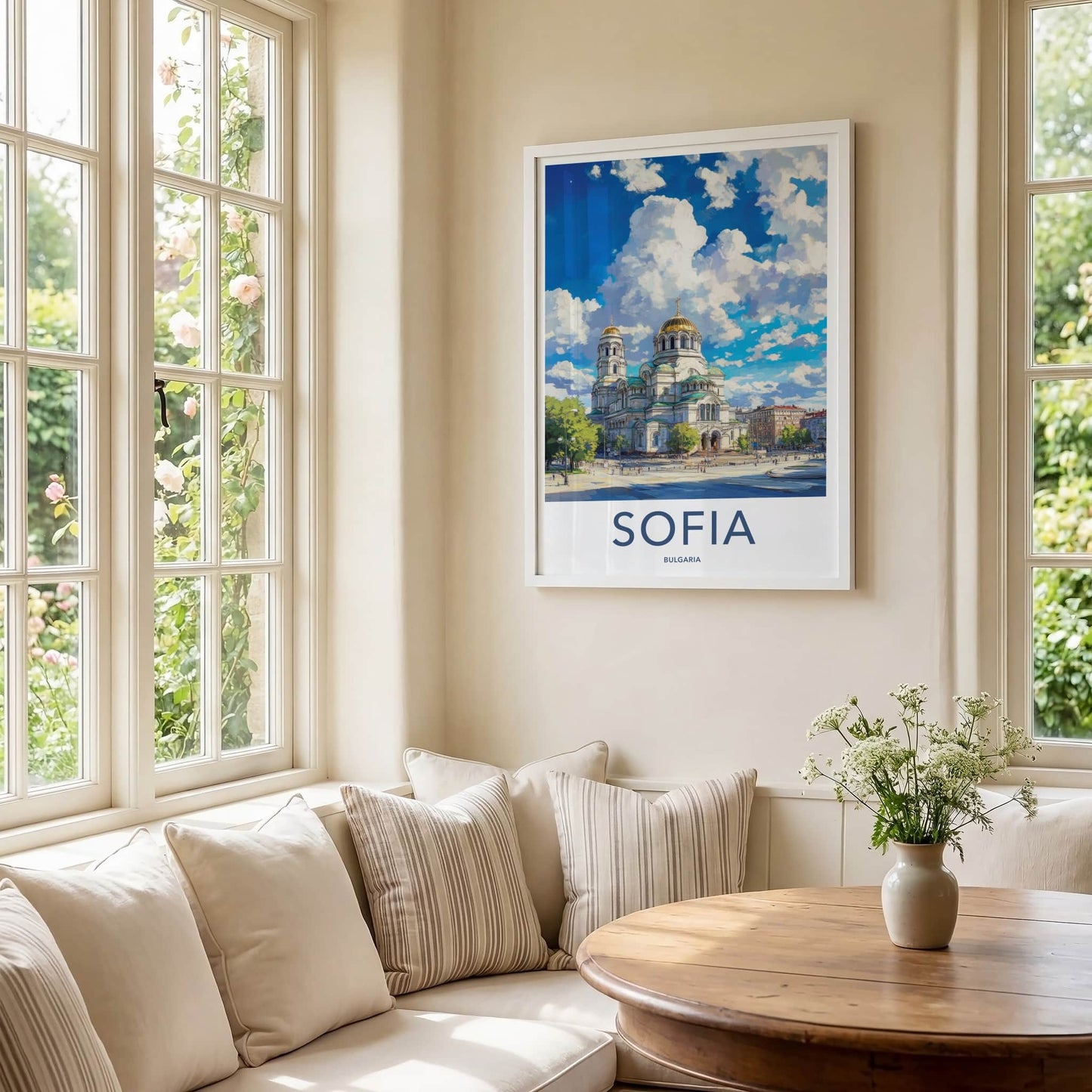 Sofia Poster - Bulgaria Wall Art - Majestic Church Building Home Decor
