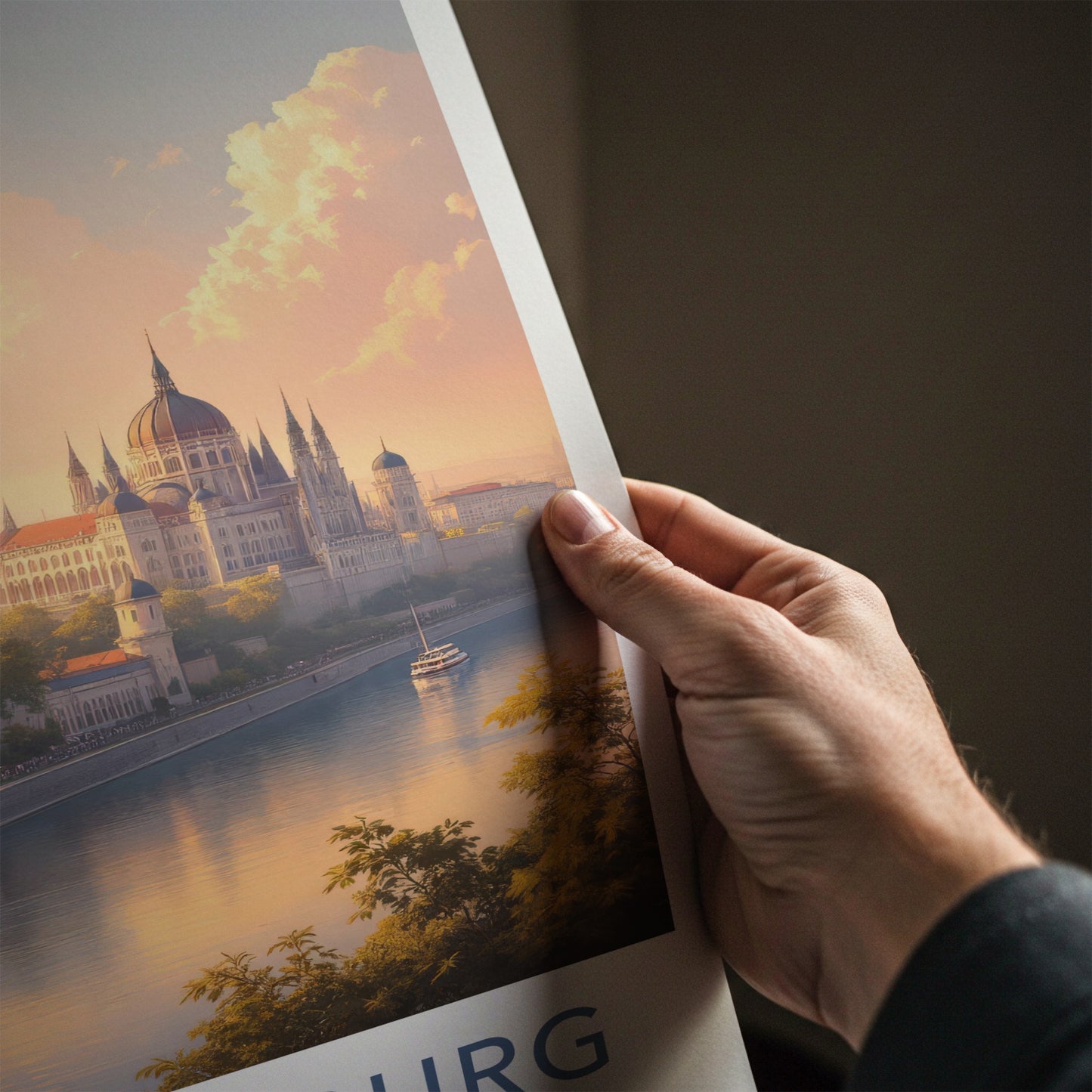 St Petersburg Poster - Russia Travel Art - Historic City River Home Decor