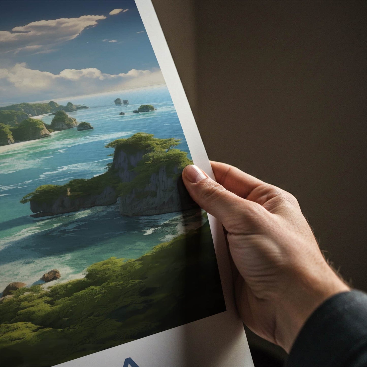 Sumba Poster - Indonesia Travel Art - Tropical Coastline View Home Decor