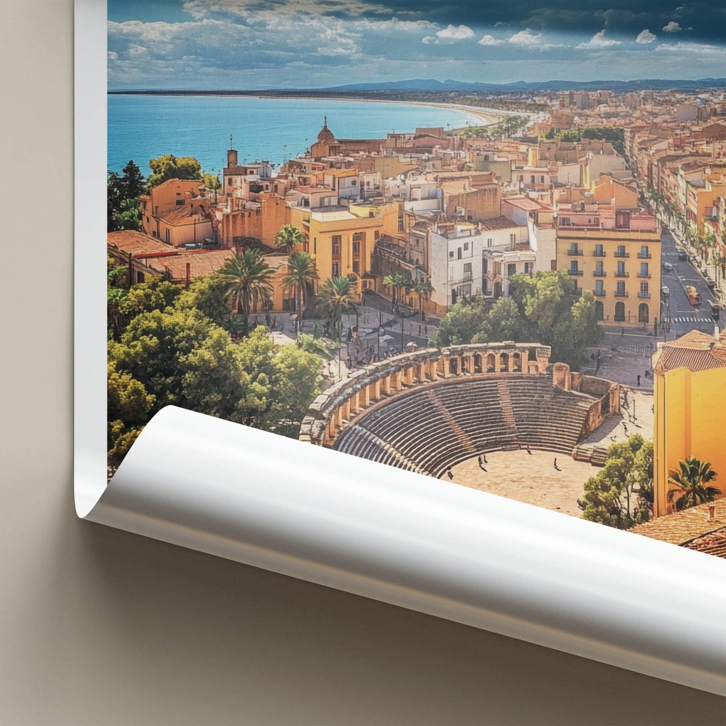 Tarragona Poster - Spain Travel Art - Ancient Roman City Home Decor