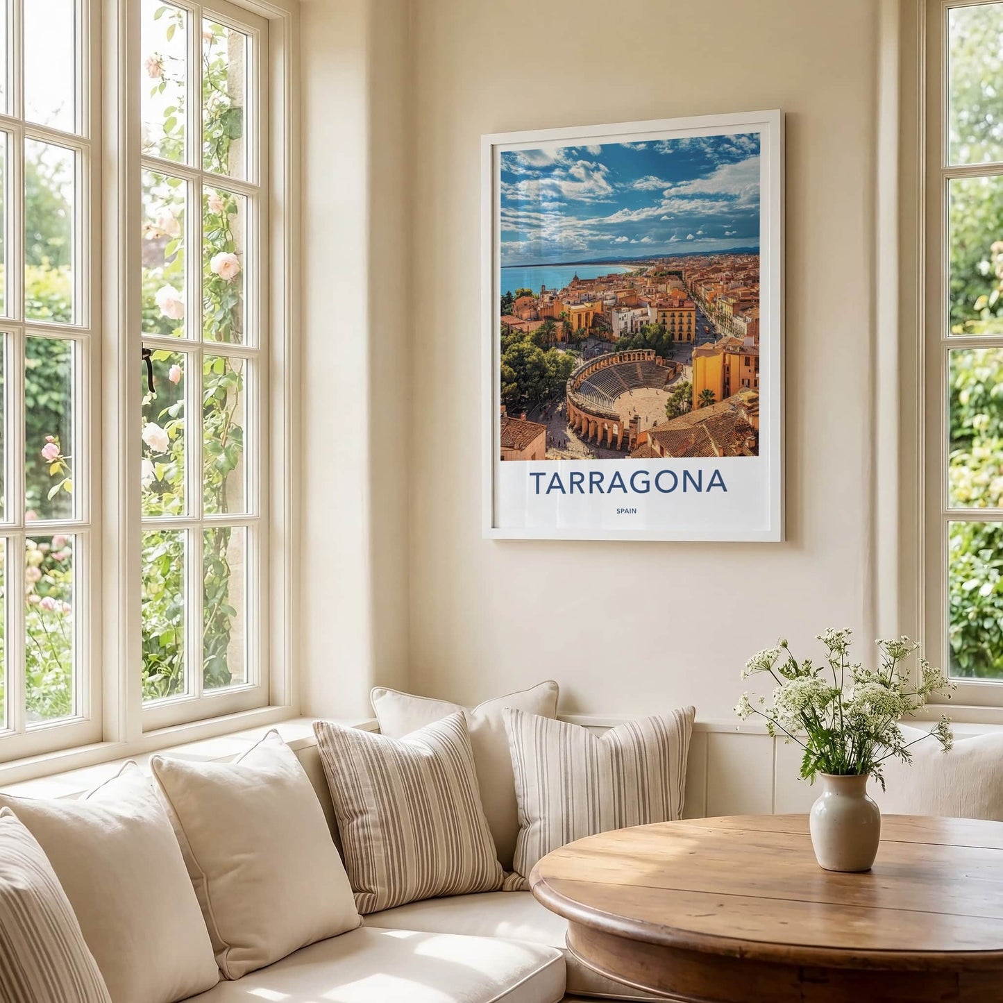 Tarragona Poster - Spain Travel Art - Ancient Roman City Home Decor