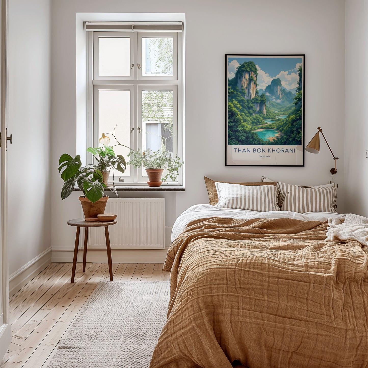 Than Bok Khorani Poster - Thailand Travel Art - Lush Tropical Karst Home Decor