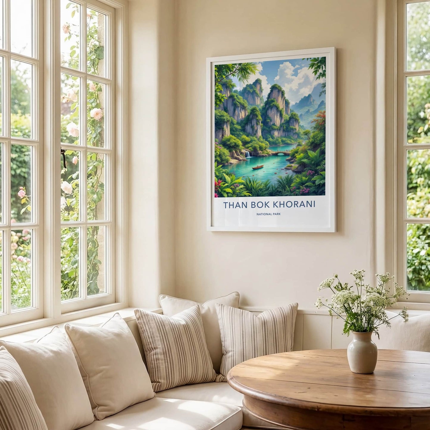 Than Bok Khorani Poster - Thailand Wall Art - Lush Karst River Asia