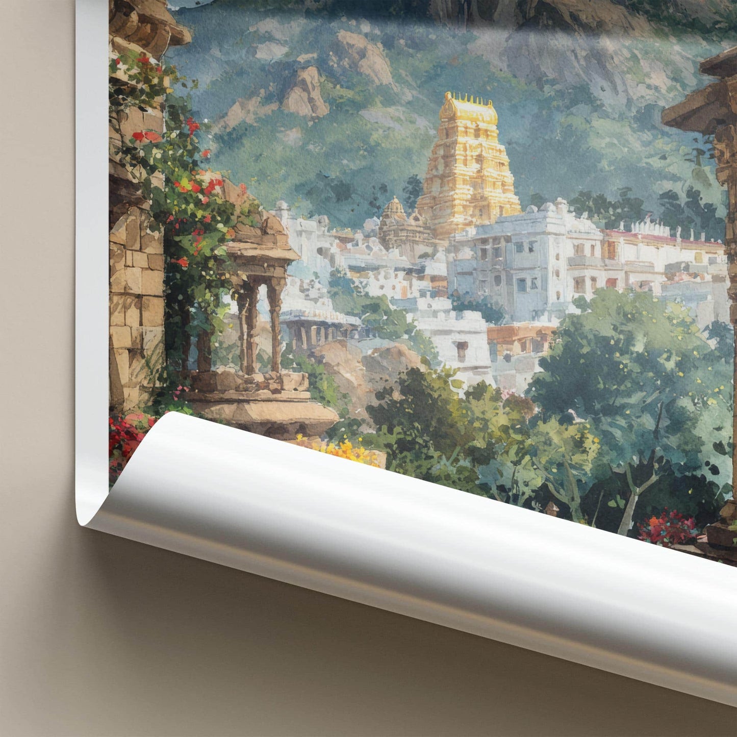 Tirupati Poster - India Fine Art - Andhra Pradesh Temple Wall Decor