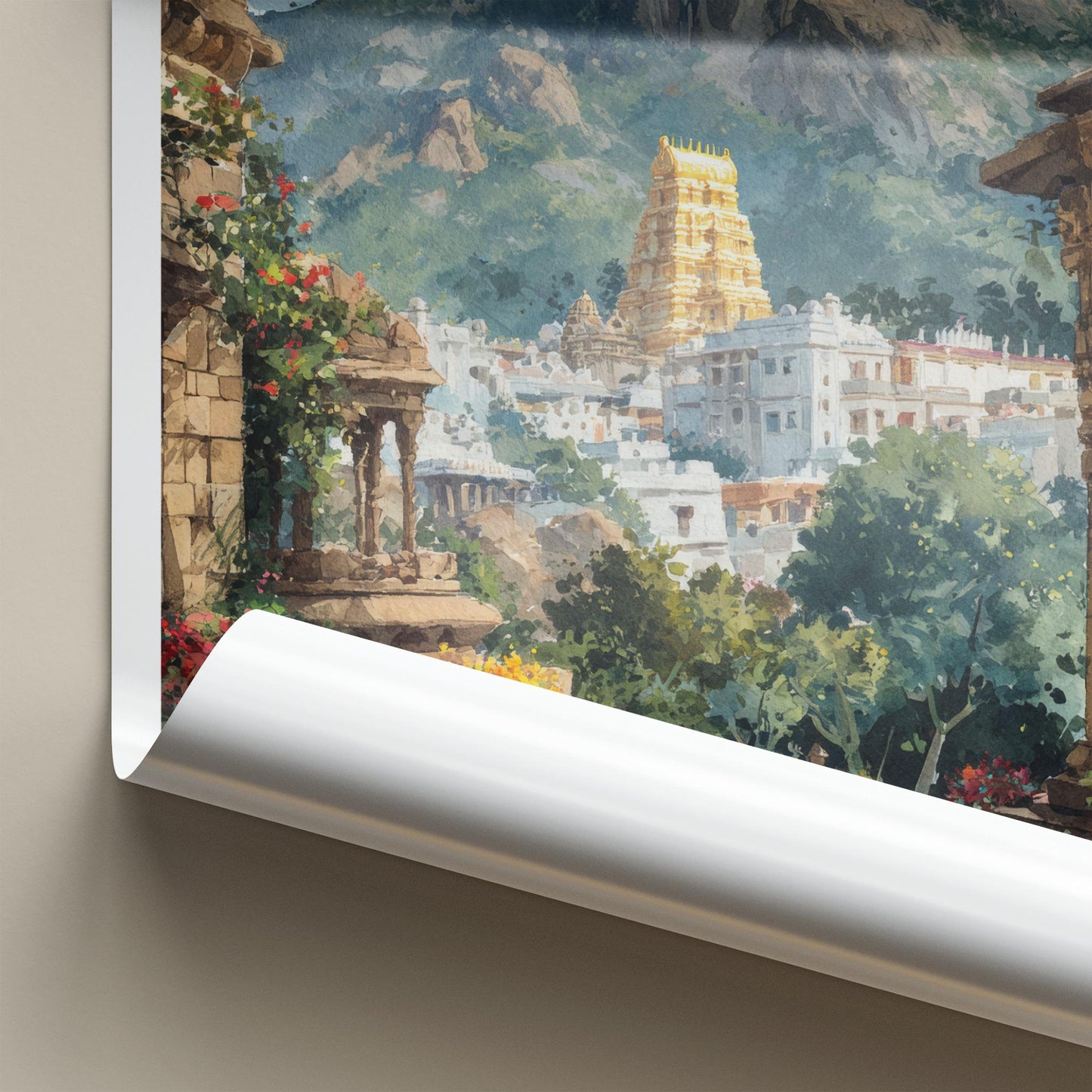 Tirupati Poster - India Fine Art - Andhra Pradesh Temple Wall Decor