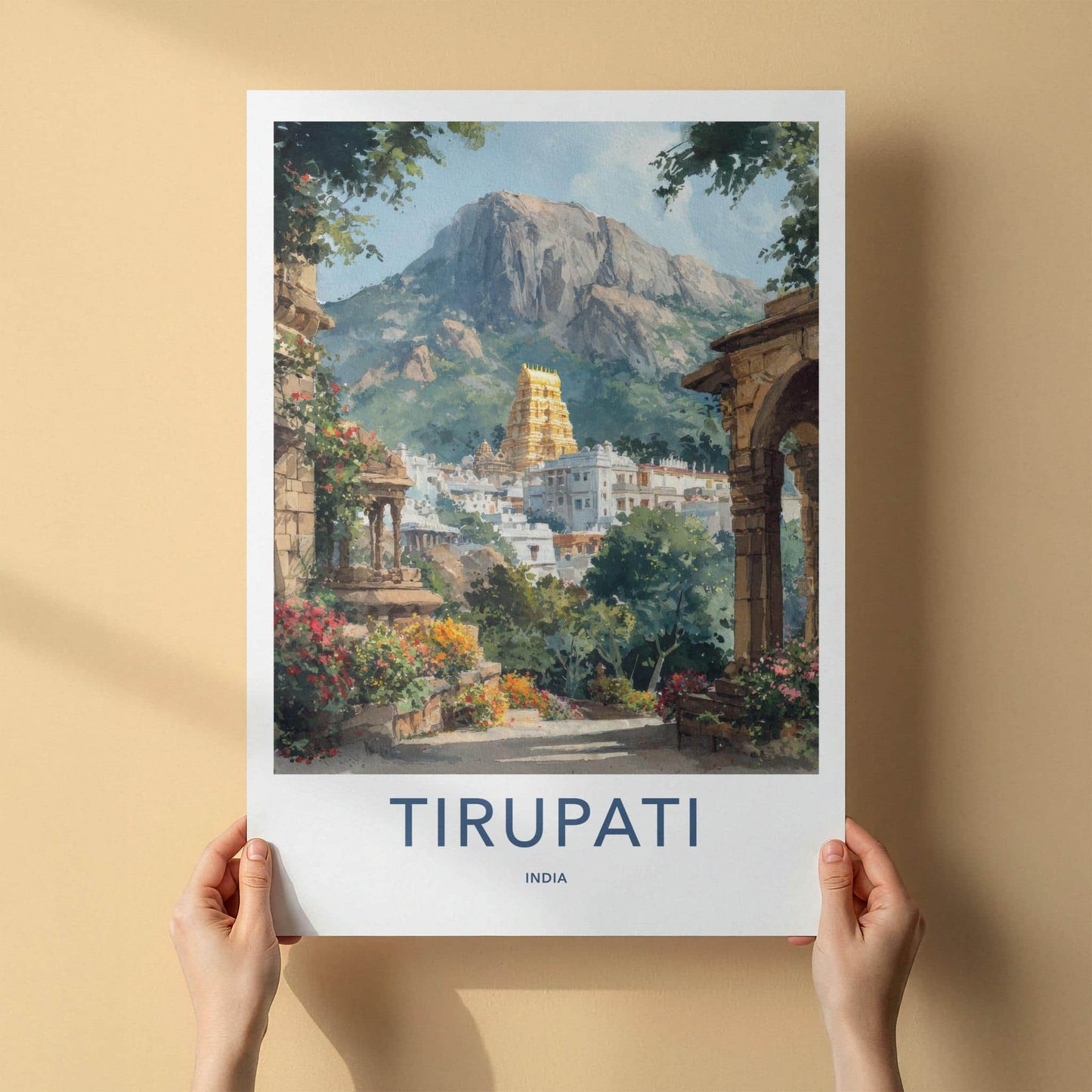 Tirupati Poster - India Fine Art - Andhra Pradesh Temple Wall Decor