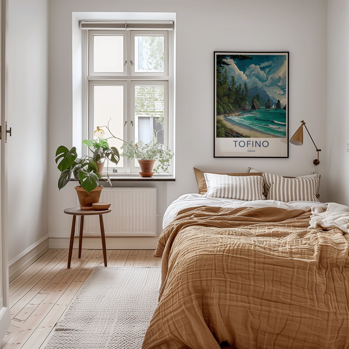 Tofino Poster - Canada Travel Art - Coastal Cliffs Ocean Home Decor