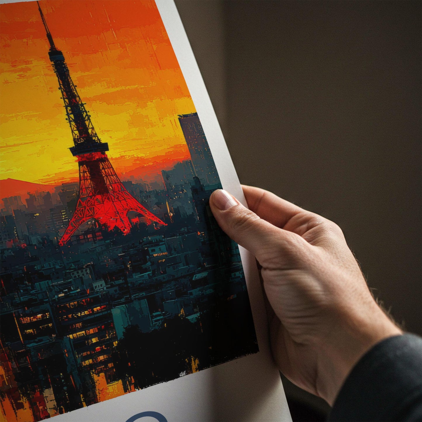 Tokyo Poster - Japan Travel Art - Vibrant City Skyline Home Decor