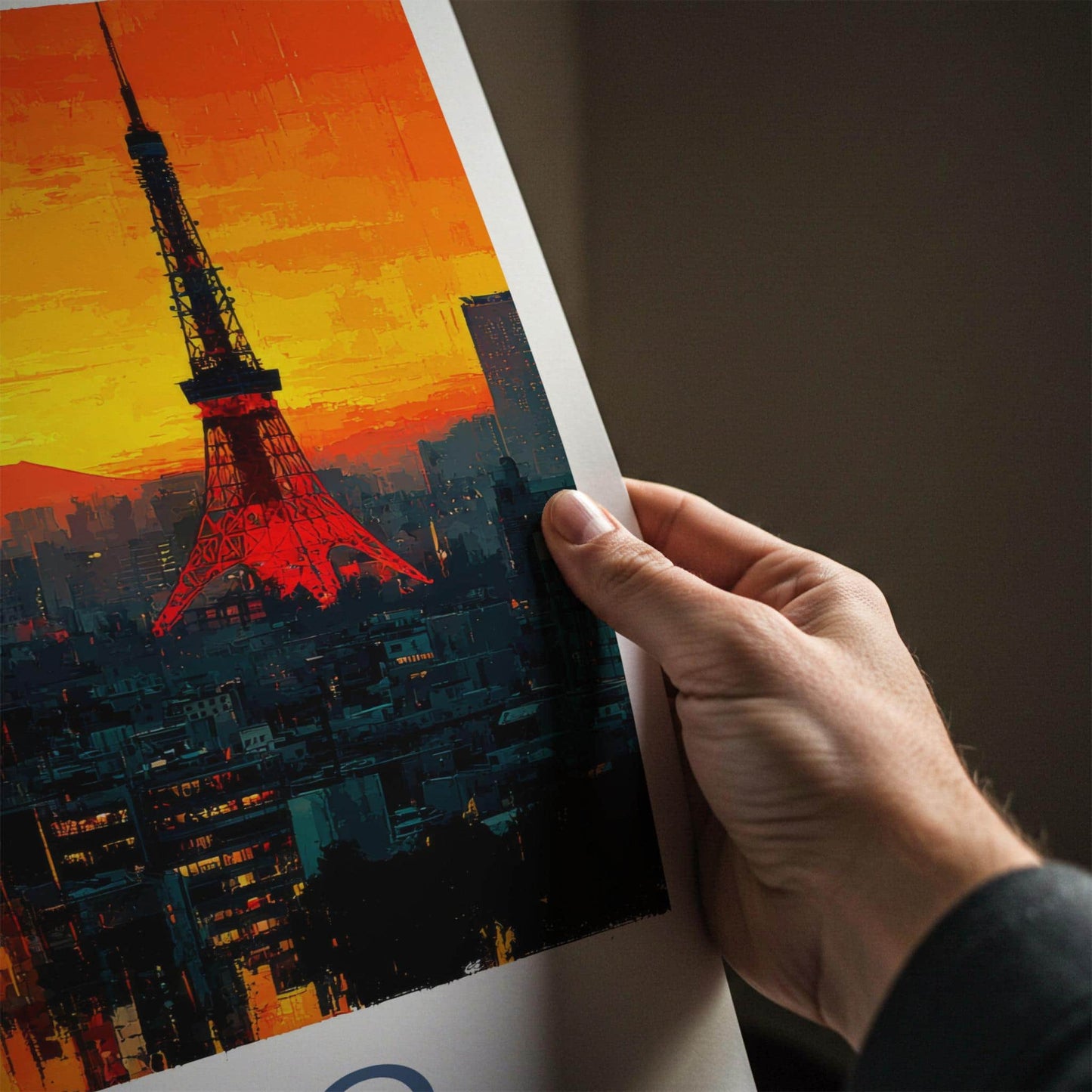 Tokyo Poster - Japan Travel Art - Vibrant City Skyline Home Decor